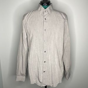 EXPRESS FITTED 1MX LARGE BUTTON DOWN SHIRT